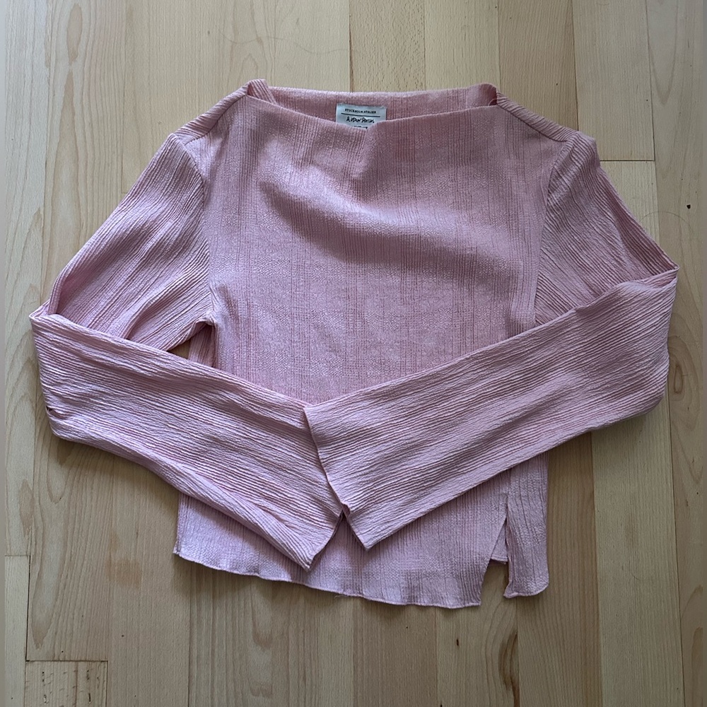 & Other Stories light pink top size 6